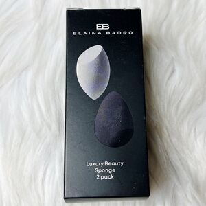 Elaina Badro Luxury Beauty sponges Black & Grey Set of 2